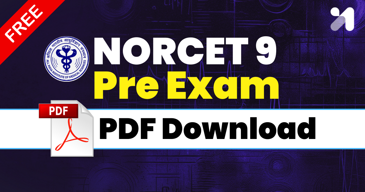 NORCET 9 Prelims Question Paper PDF (Free Download) & Detailed Analysis